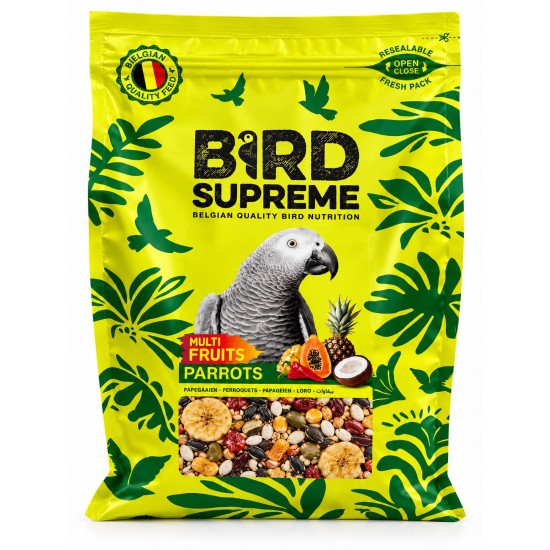 3кг. Parrots with fruit 3кг. Parrots with fruit: Пълноценна и балансирана храна с добавени плодове